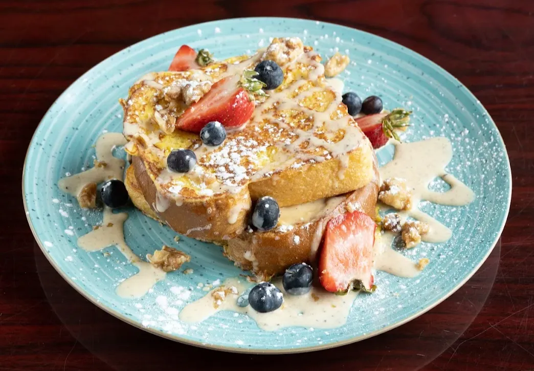 Delicious milk cake french toast in Airdrie, AB